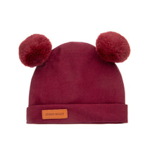 Cargar imagen en el visor de la galería, Gorra con orejas de pompom
