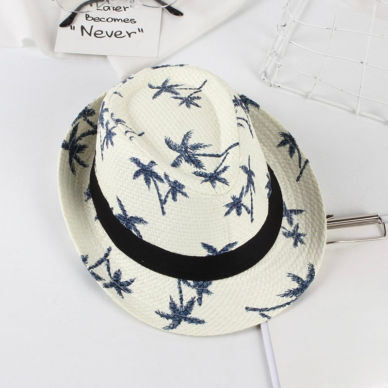 Sombrero de playa de palmeras