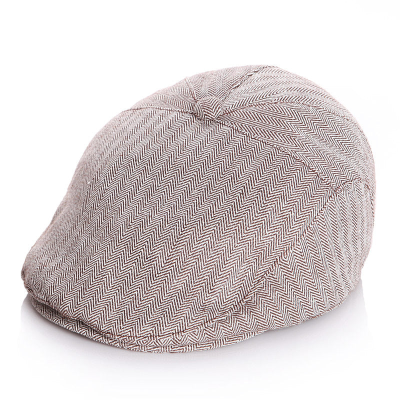 Boina zig zag detalel de botón