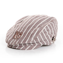Cargar imagen en el visor de la galería, Boina a rayas con bordado ajustable
