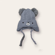 Cargar imagen en el visor de la galería, Gorra con forro peludo y  orejas de oso animal
