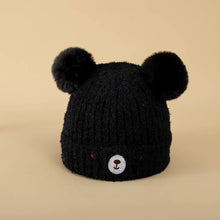 Cargar imagen en el visor de la galería, Gorra con orejas de oso animal con forro
