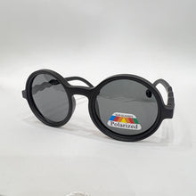 Cargar imagen en el visor de la galería, Gafas de sol circular negro
