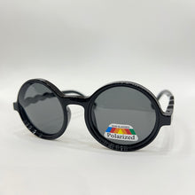 Cargar imagen en el visor de la galería, Gafas de sol circular negro

