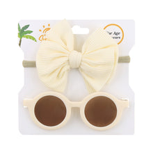 Carregar imagem no visualizador da galeria, Gafas de sol con vincha de moños acanalado
