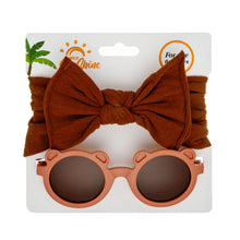 Carregar imagem no visualizador da galeria, Gafas de oso y vincha con moño
