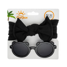 Carregar imagem no visualizador da galeria, Gafas de oso y vincha con moño
