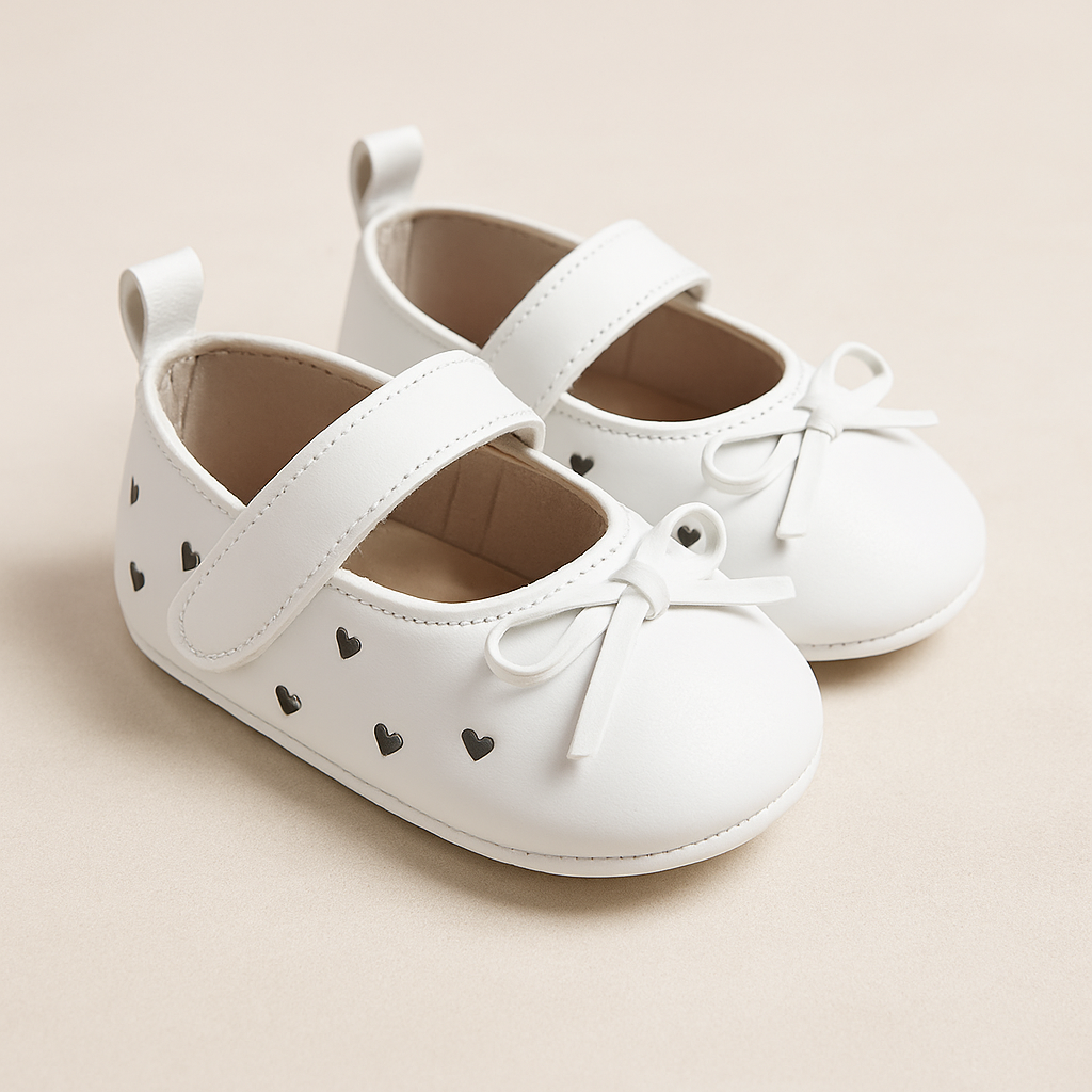 Chatita con abertura en forma de corazones y moño