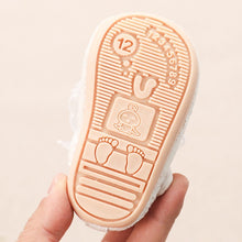 Cargar imagen en el visor de la galería, Chatita crema con bordados y moño
