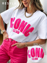 Carregar imagem no visualizador da galeria, Camiseta de mujer, camiseta de manga corta con gráfico de estilo casual de calle, top de verano lindo (S)
