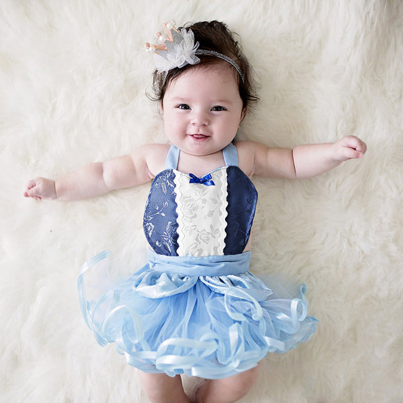 Body vestido atado al hombro estilo Cenicienta