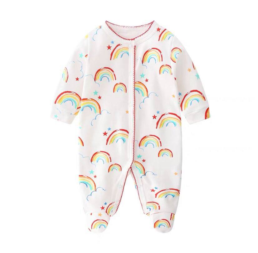 Body mangas largas de arco iris