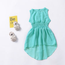 Carregar imagem no visualizador da galeria, Vestido salida de playa con cola de pato verde agua
