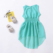 Carregar imagem no visualizador da galeria, Vestido salida de playa con cola de pato verde agua
