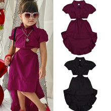 Cargar imagen en el visor de la galería, Vestido con cuello cintura abierta cola de pato
