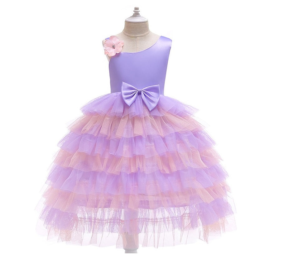 Vestido Corto Rojo Escalonado Con Detalle De Volantes De Only