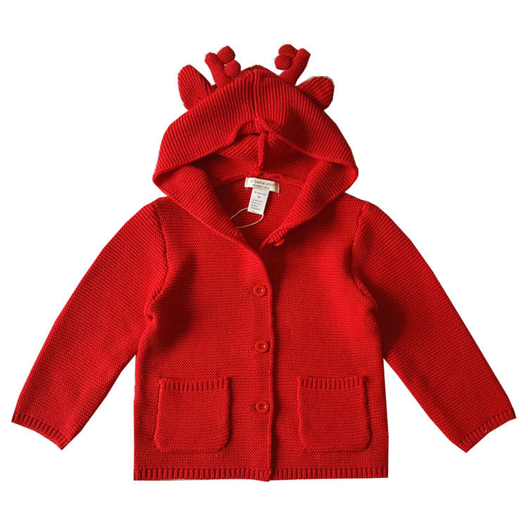 Campera de hilo con capucha