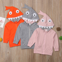 Carregar imagem no visualizador da galeria, Abrigo con capucha de baby shark
