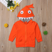 Carregar imagem no visualizador da galeria, Abrigo con capucha de baby shark
