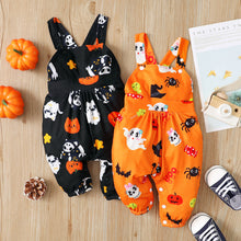 Cargar imagen en el visor de la galería, Body tipo jardinera estampado de Halloween
