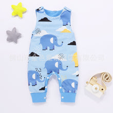 Cargar imagen en el visor de la galería, Body celeste estampado de elefante
