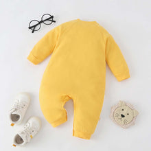 Cargar imagen en el visor de la galería, Body enterizo amarillo de animal
