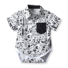 Cargar imagen en el visor de la galería, Camisa body blanco estampa de animales
