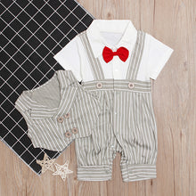 Cargar imagen en el visor de la galería, Camisa body mameluco con moño y chaleco
