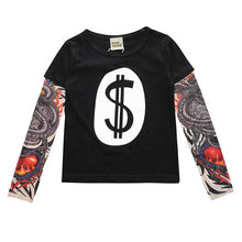 Carregar imagem no visualizador da galeria, Remera mangas largas tipo tatuaje
