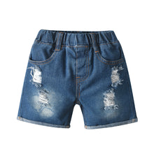 Cargar imagen en el visor de la galería, Short de jeans rasgado
