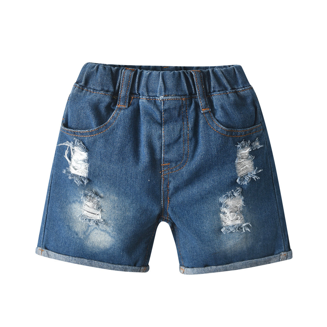Short de jeans rasgado