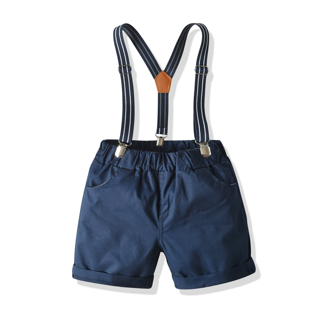 Short azul con tirante