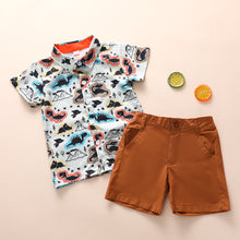 Cargar imagen en el visor de la galería, Camisa estampa de dino con short
