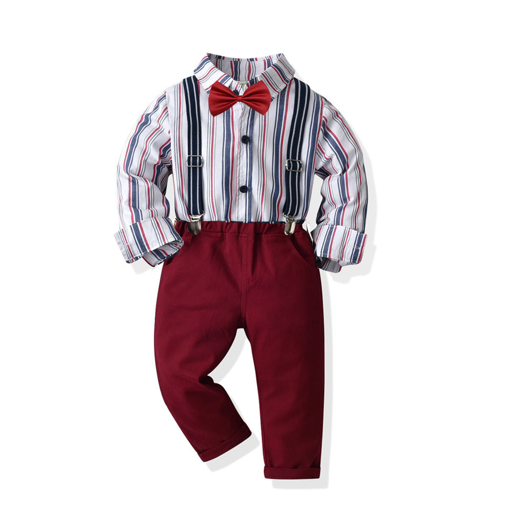 Camisa blanca sales con moño rojo