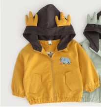 Cargar imagen en el visor de la galería, Campera con capucha de orejas de ciervo
