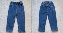 Carregar imagem no visualizador da galeria, Pantalón jeans con bolsillos y forro peludo
