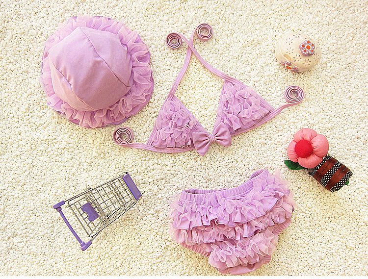 Bikini con tutu gorra incluido