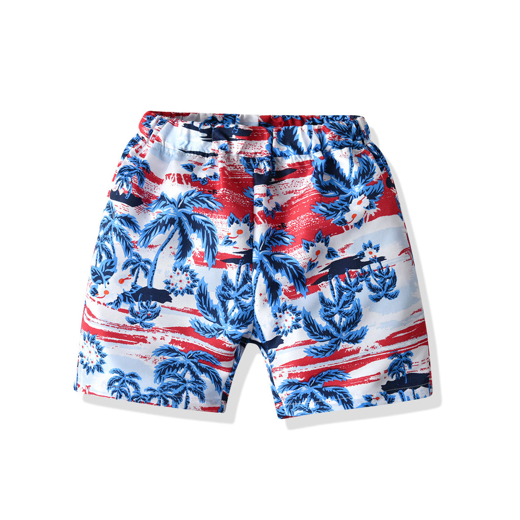Traje de baño bermuda de palmeras