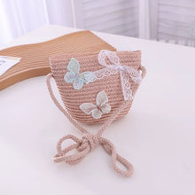 Cargar imagen en el visor de la galería, Cartera de playa con detalles mariposas
