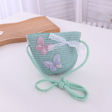 Cargar imagen en el visor de la galería, Cartera de playa con detalles mariposas
