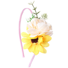 Cargar imagen en el visor de la galería, Vincha con flores 3D
