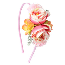 Cargar imagen en el visor de la galería, Vincha con flores 3D
