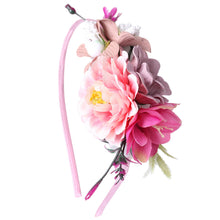 Cargar imagen en el visor de la galería, Vincha con flores 3D
