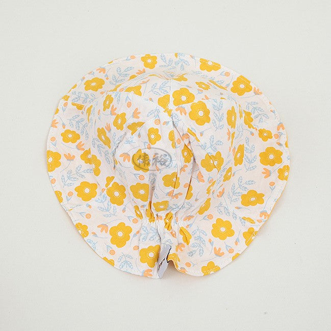 Sombrero de playa con estampa de flores