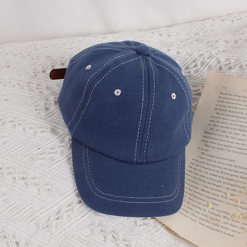 Gorra Kepi liso con costuras