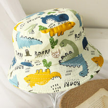 Cargar imagen en el visor de la galería, Sombrero de playa con detalles de dino
