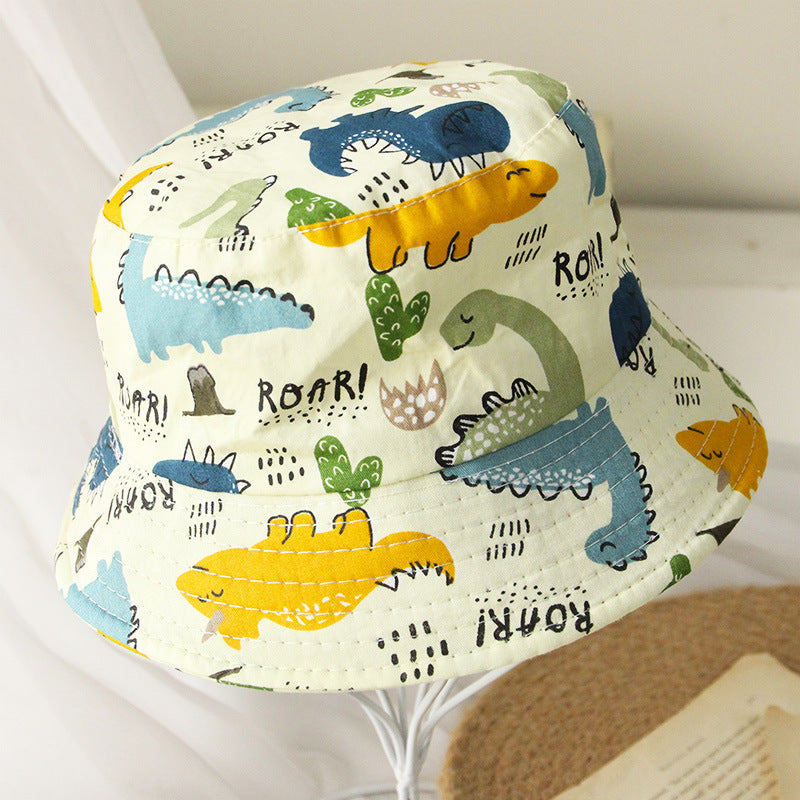 Sombrero de playa con detalles de dino